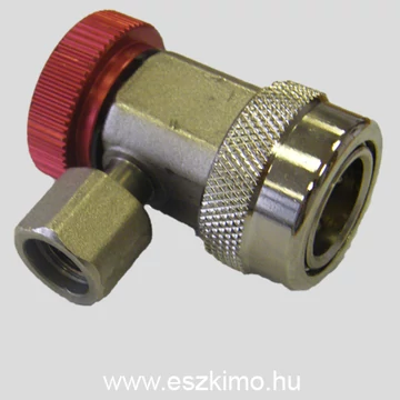 Szervizcsatlakozó R134a (normál, piros)